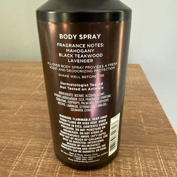 Bath & Bodywork’s Teakwood 3 n 1 Hair Face and Body Wash with Body Spray New - Picture 7 of 7